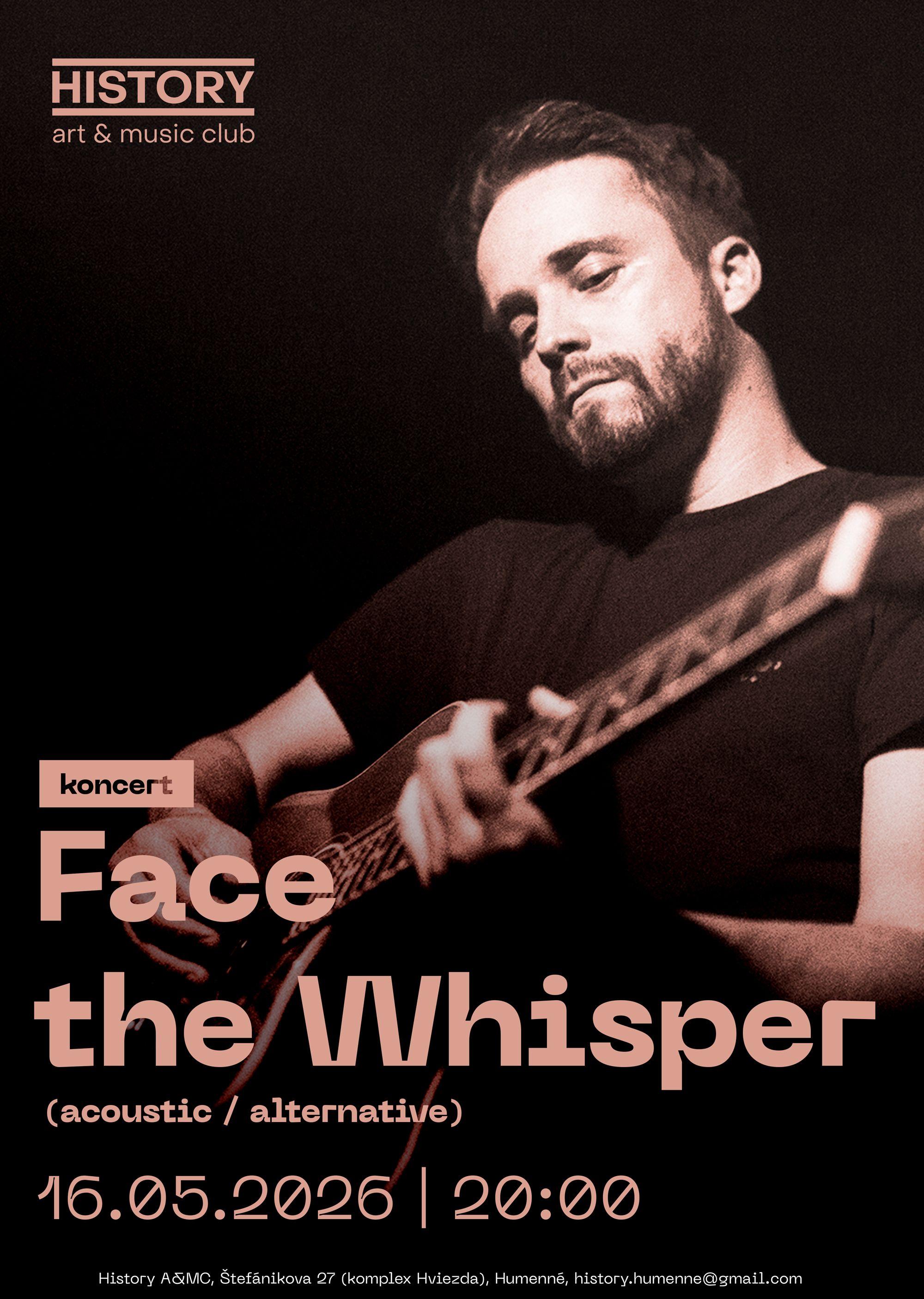 Plagát – FACE THE WHISPER