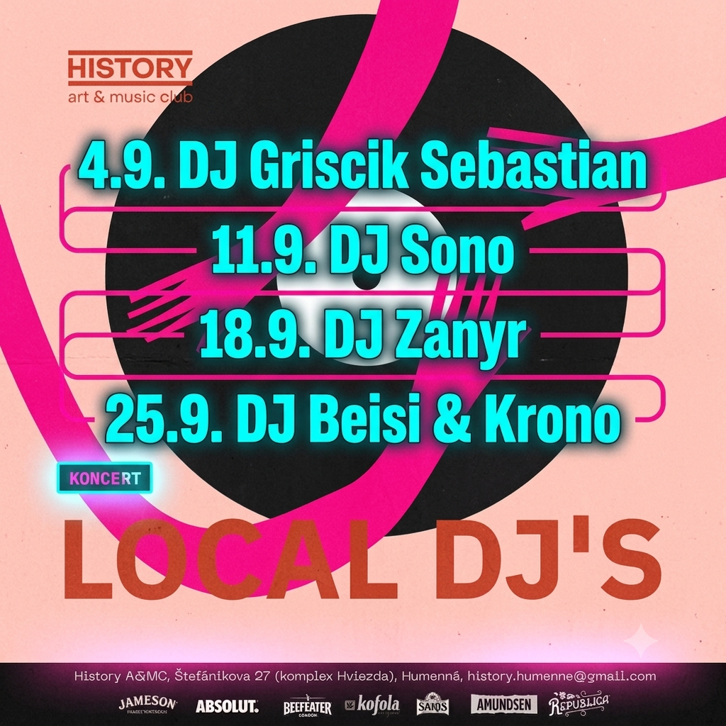 Plagát – LOCAL DJ´S vol. 61 DJ Griscik Sebastian
