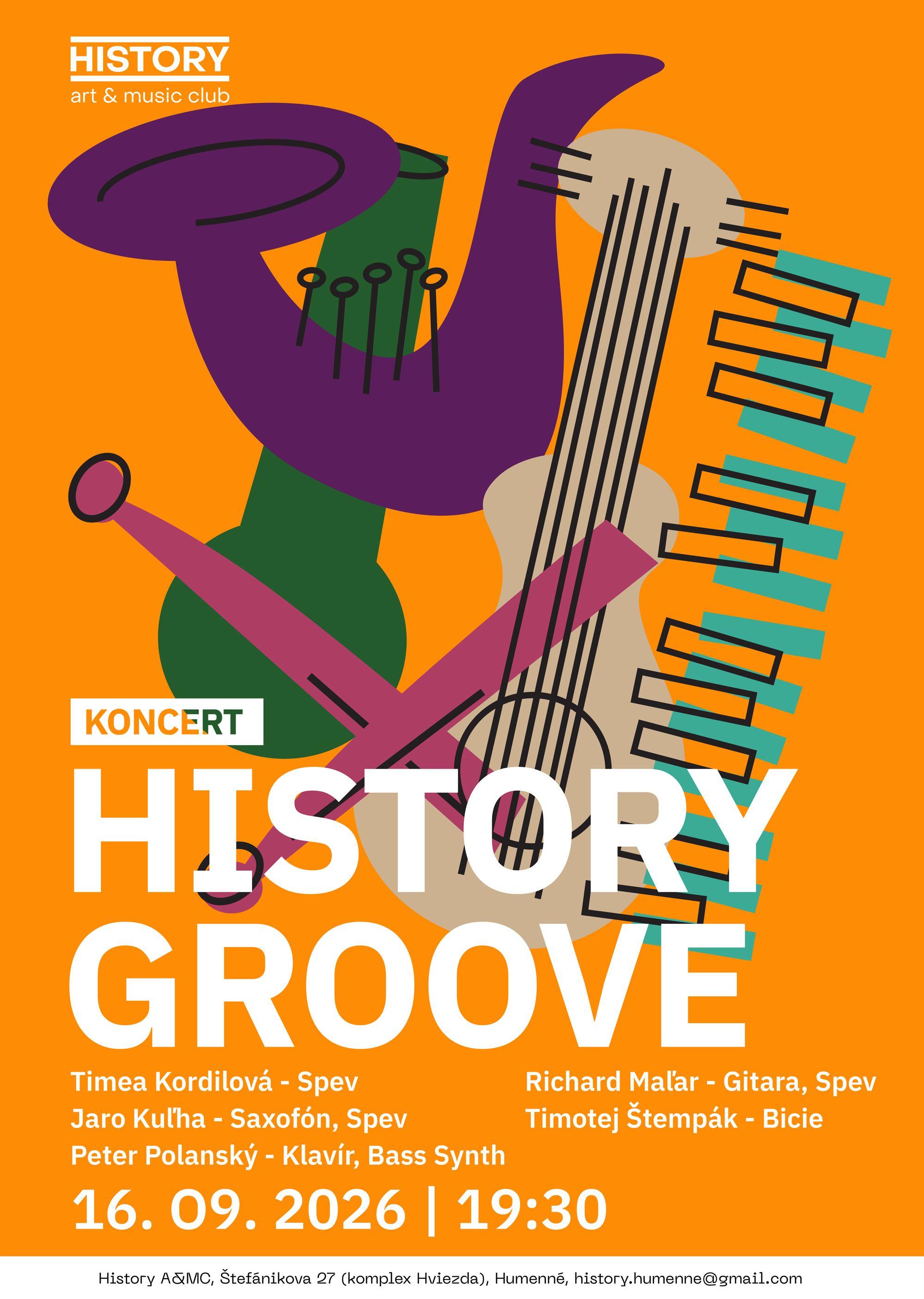 Plagát – HISTORY GROOVE #2